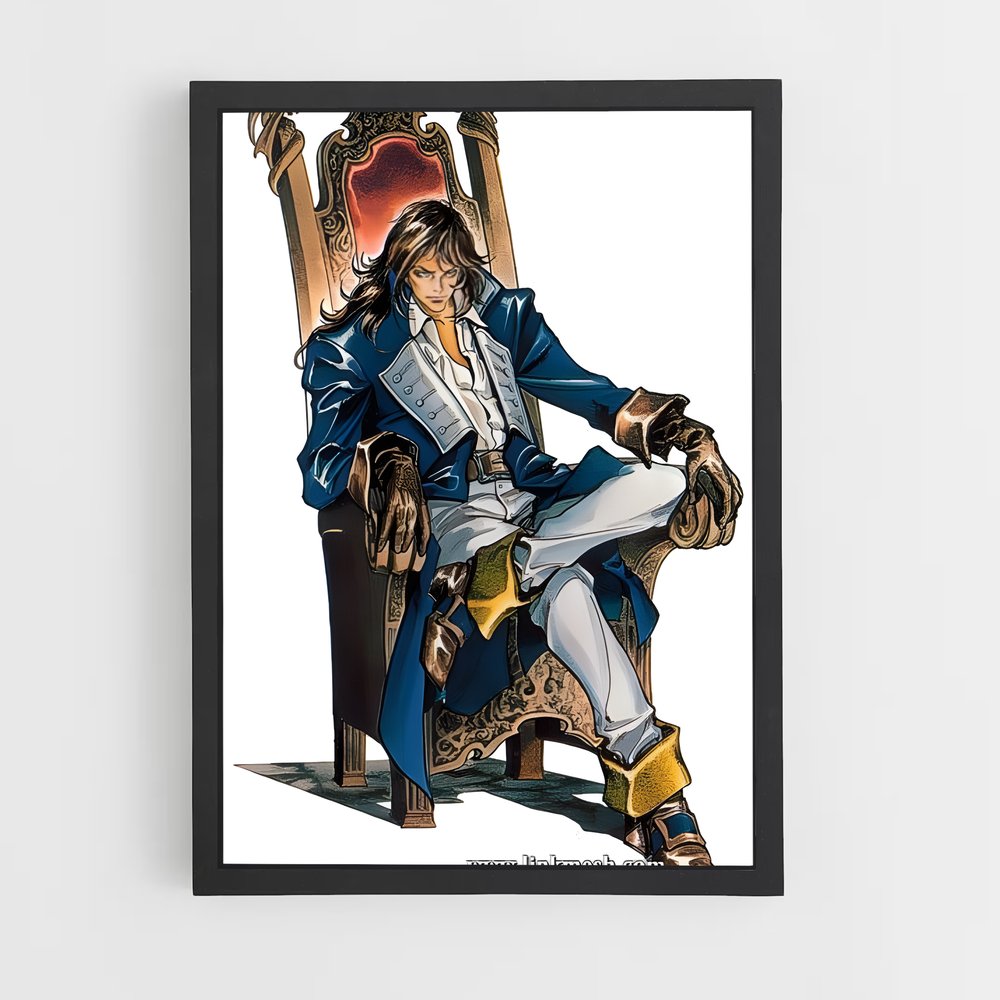 Poster Richter belmont – affiche Castlevania (vue 2)